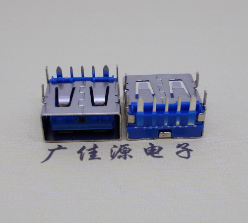 湖州 USB5安大电流母座 OPPO蓝色胶芯,快速充电接口